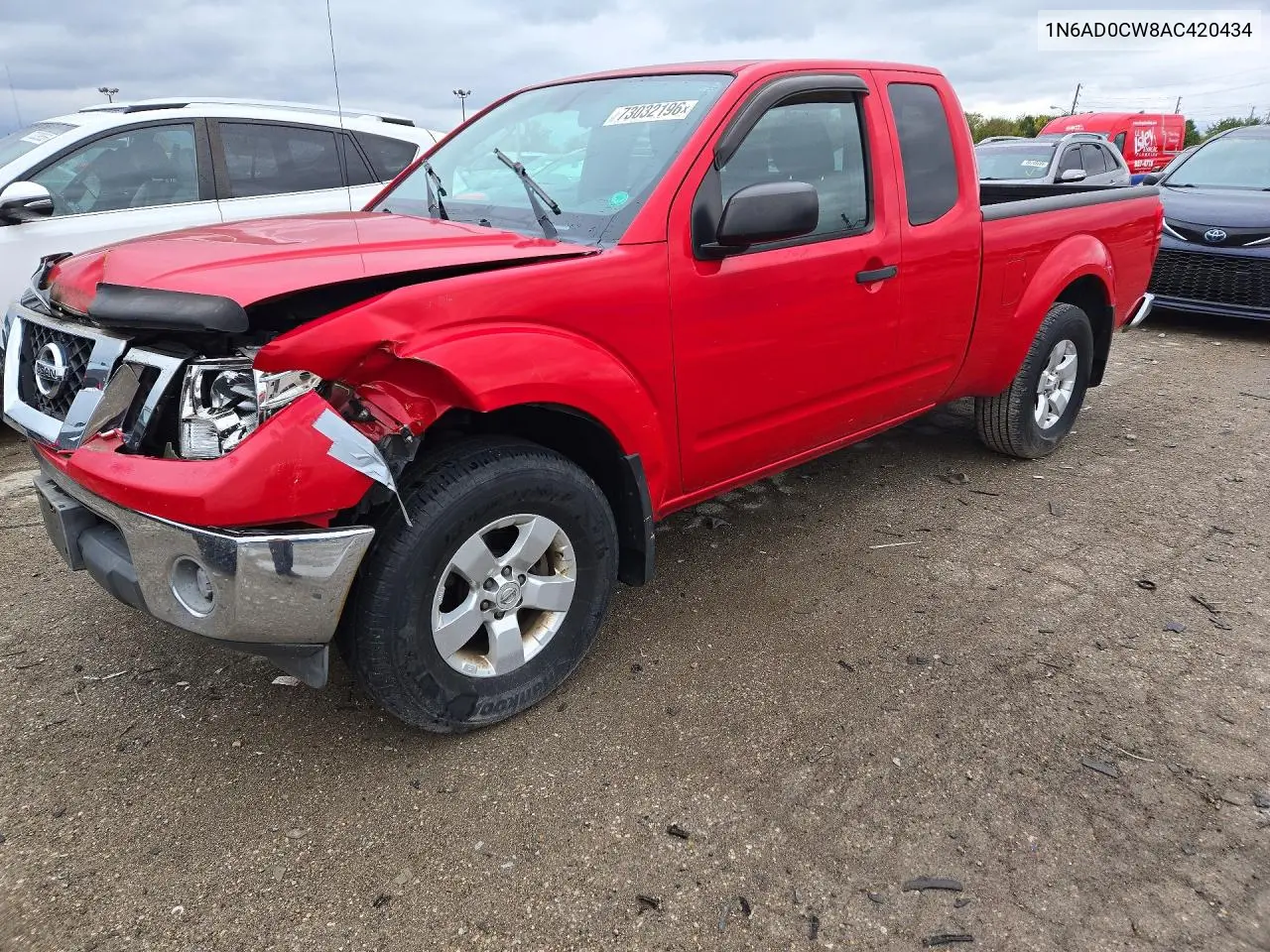 NISSAN NAVARA (FRONTIER) 2010, VIN 1N6AD0CW8AC420434