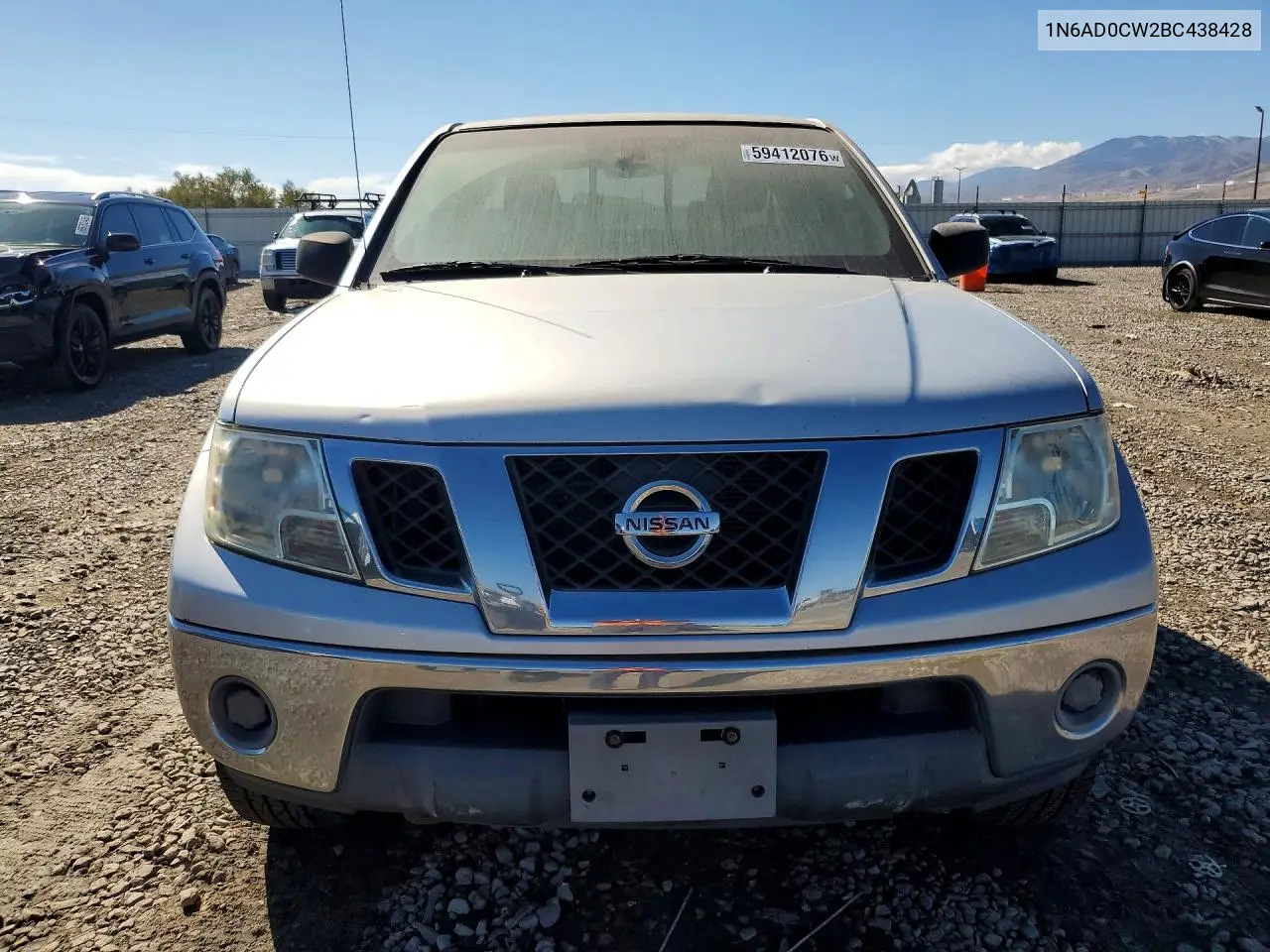 2011 NISSAN NAVARA (FRONTIER) VIN 1N6AD0CW2BC438428 — фото 5