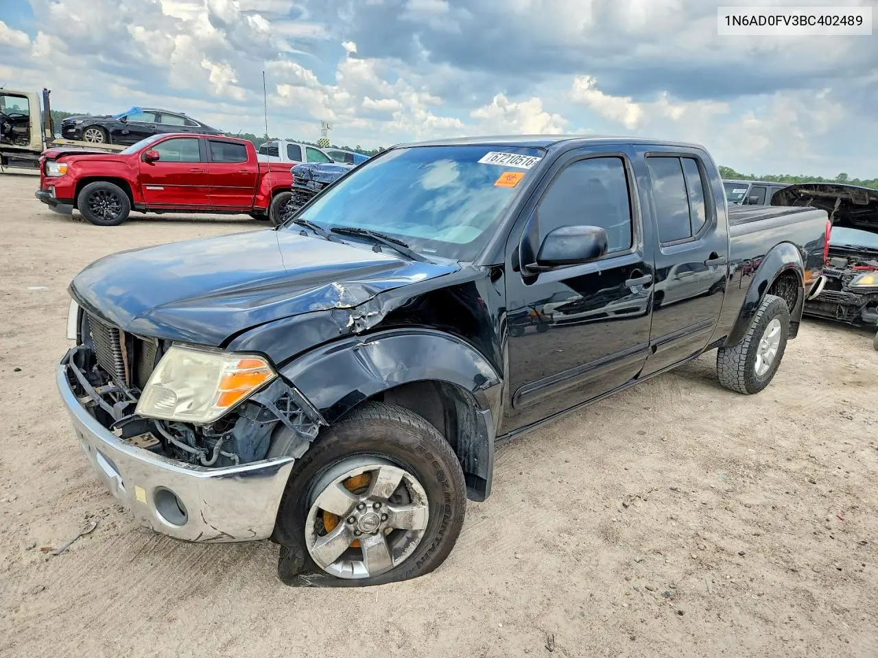 NISSAN NAVARA (FRONTIER) 2011, VIN 1N6AD0FV3BC402489