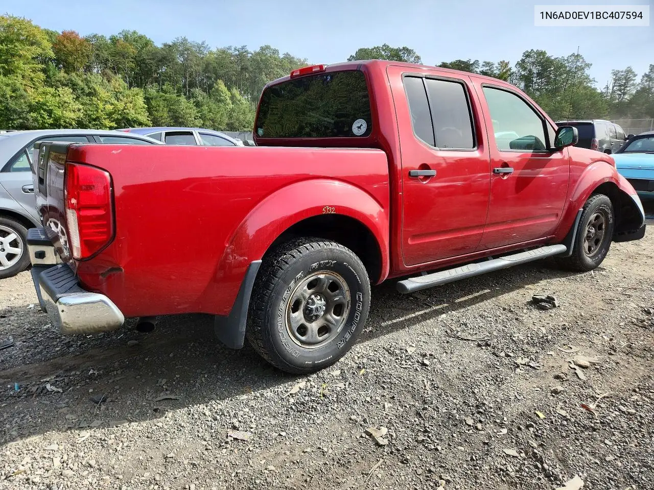 2011 NISSAN NAVARA (FRONTIER) VIN 1N6AD0EV1BC407594 — фото 3
