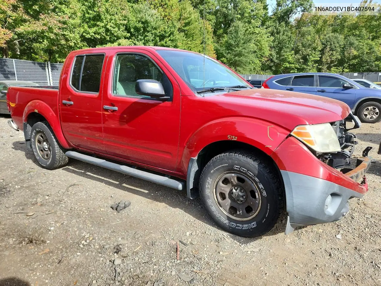 2011 NISSAN NAVARA (FRONTIER) VIN 1N6AD0EV1BC407594 — фото 4