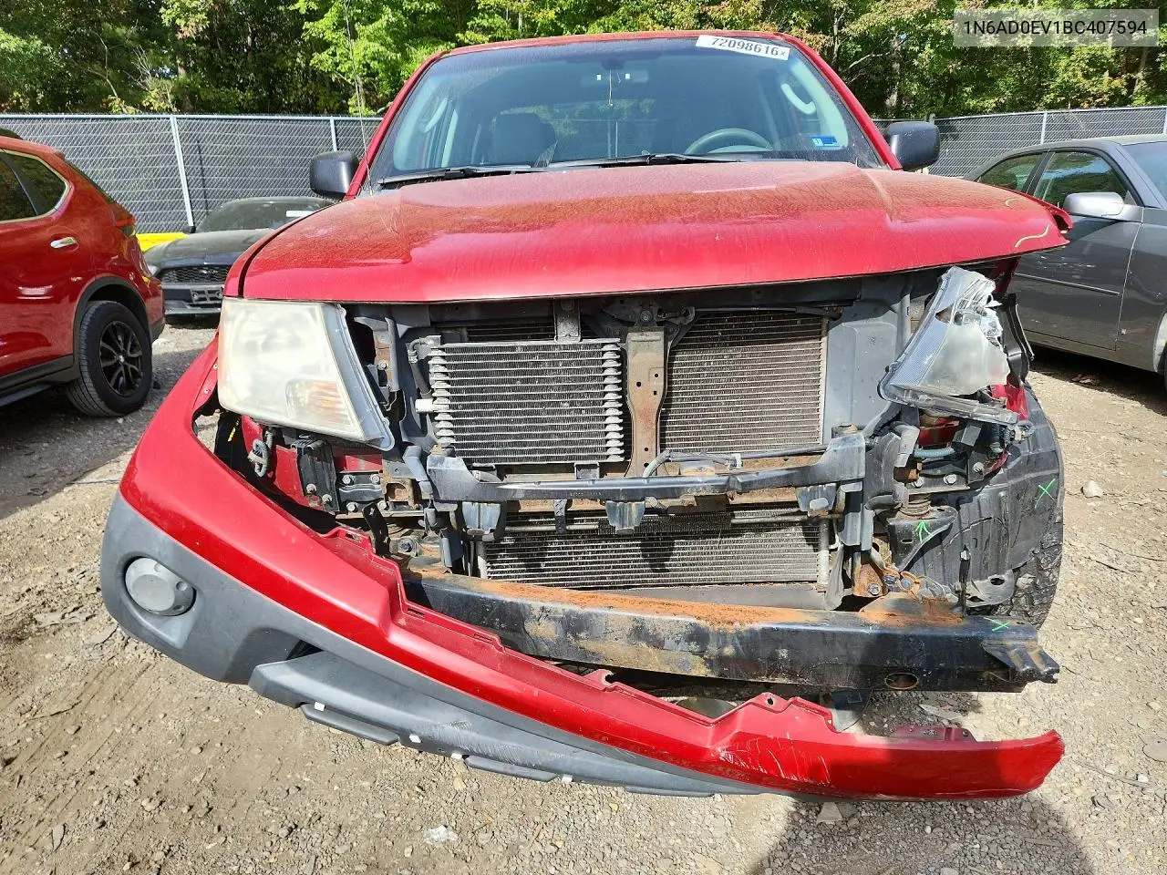 2011 NISSAN NAVARA (FRONTIER) VIN 1N6AD0EV1BC407594 — фото 5