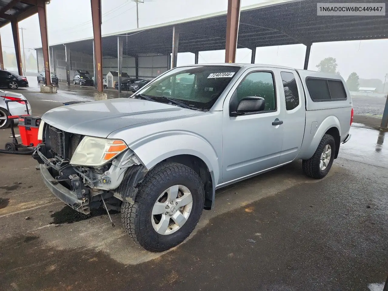 NISSAN NAVARA (FRONTIER) 2011, VIN 1N6AD0CW6BC449447