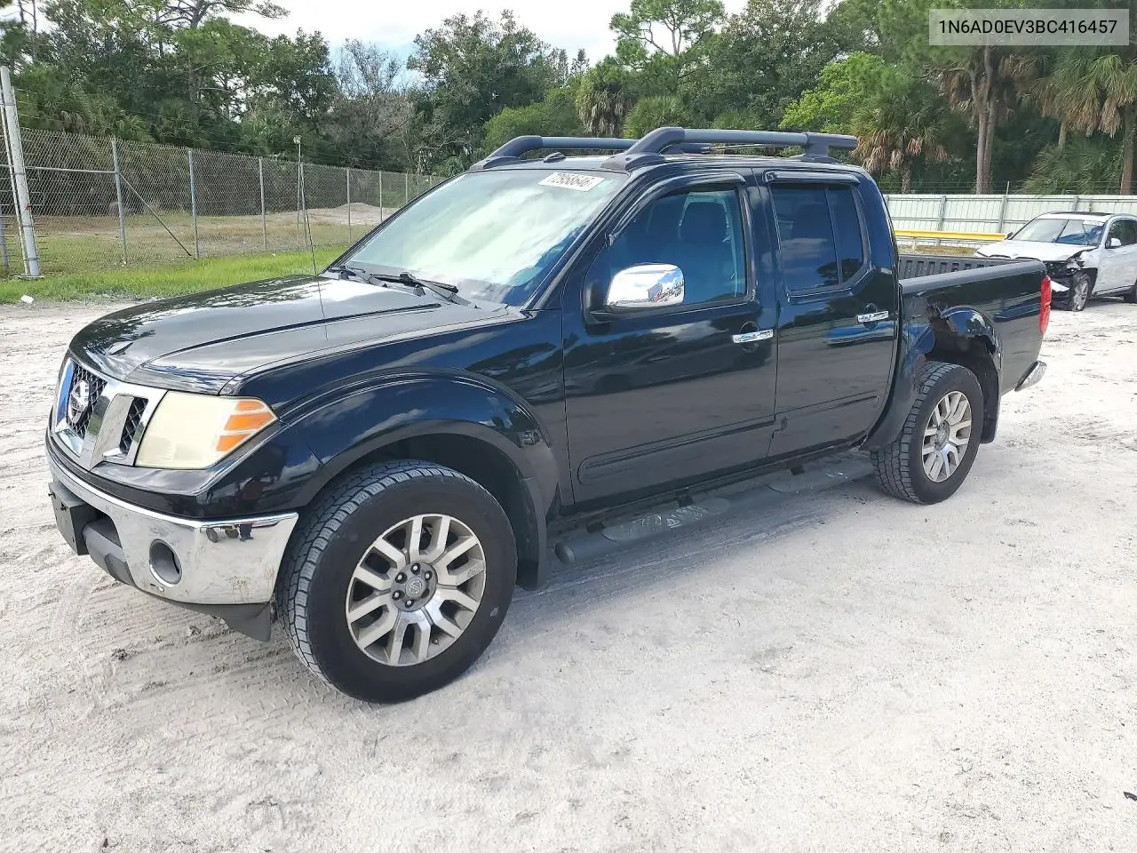 NISSAN NAVARA (FRONTIER) 2011, VIN 1N6AD0EV3BC416457