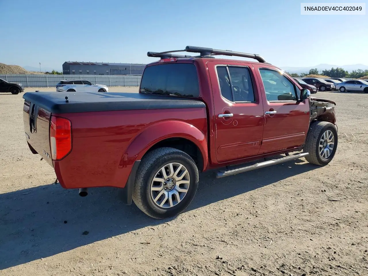 2012 NISSAN NAVARA (FRONTIER) VIN 1N6AD0EV4CC402049 — фото 3