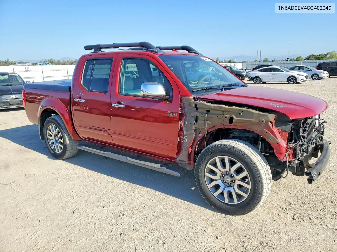2012 NISSAN NAVARA (FRONTIER) VIN 1N6AD0EV4CC402049 — фото 4