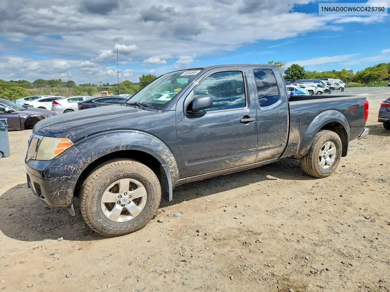 NISSAN NAVARA (FRONTIER) 2012, VIN 1N6AD0CW6CC425750