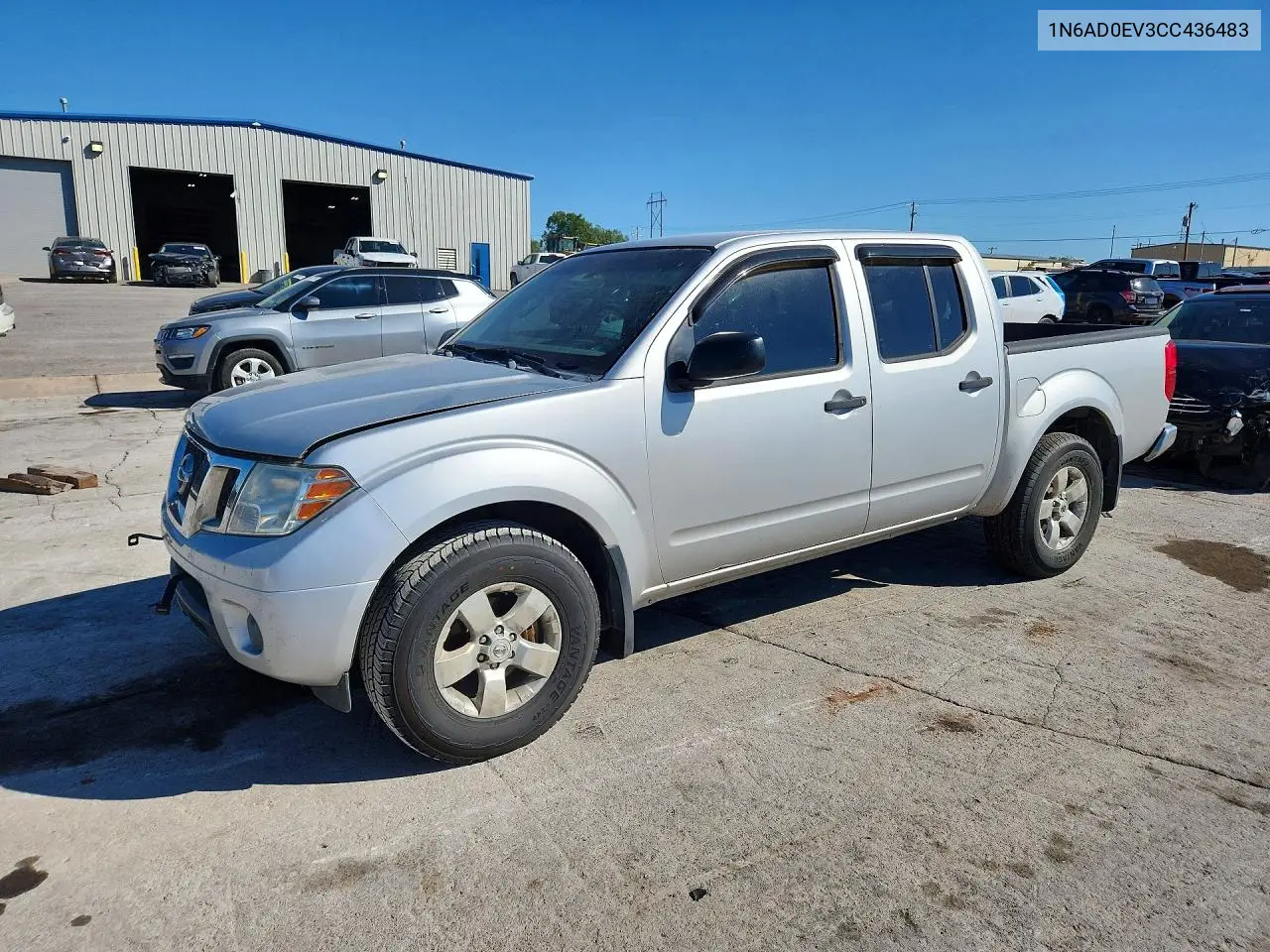 NISSAN NAVARA (FRONTIER) 2012, VIN 1N6AD0EV3CC436483