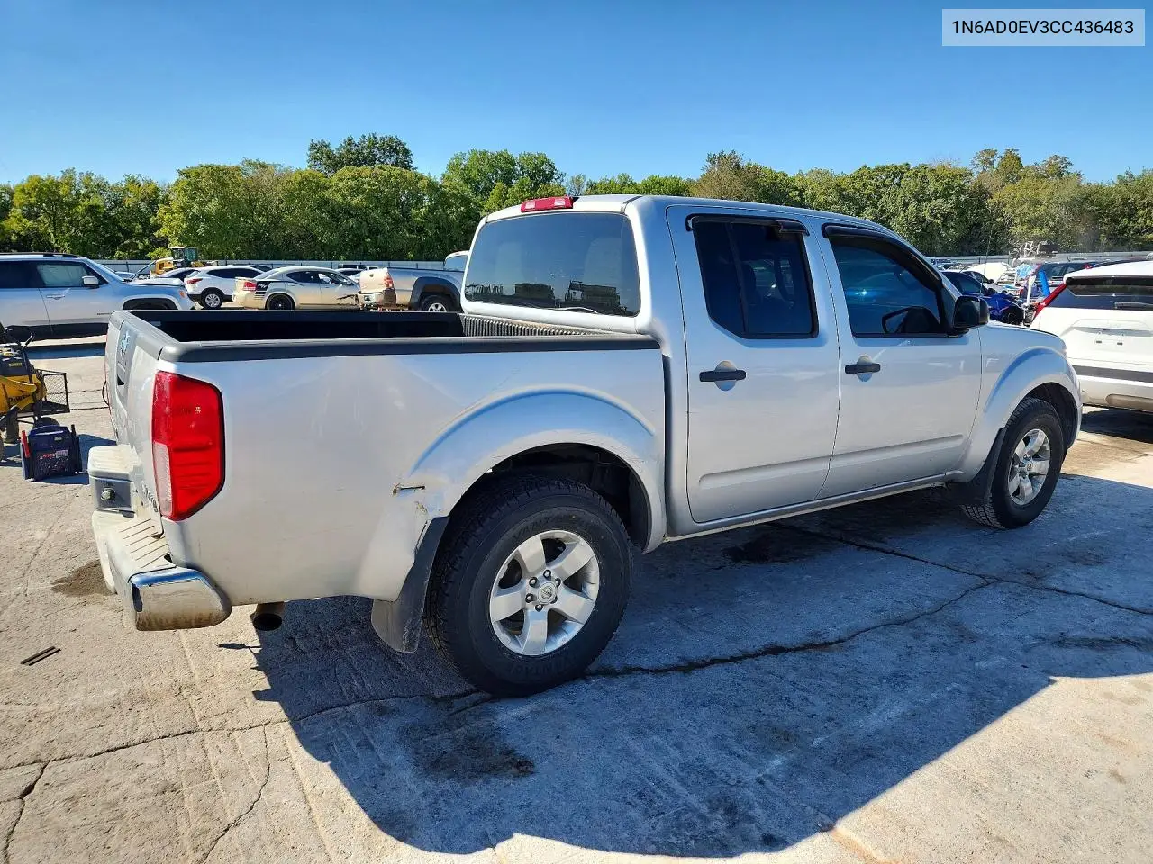 2012 NISSAN NAVARA (FRONTIER) VIN 1N6AD0EV3CC436483 — фото 3