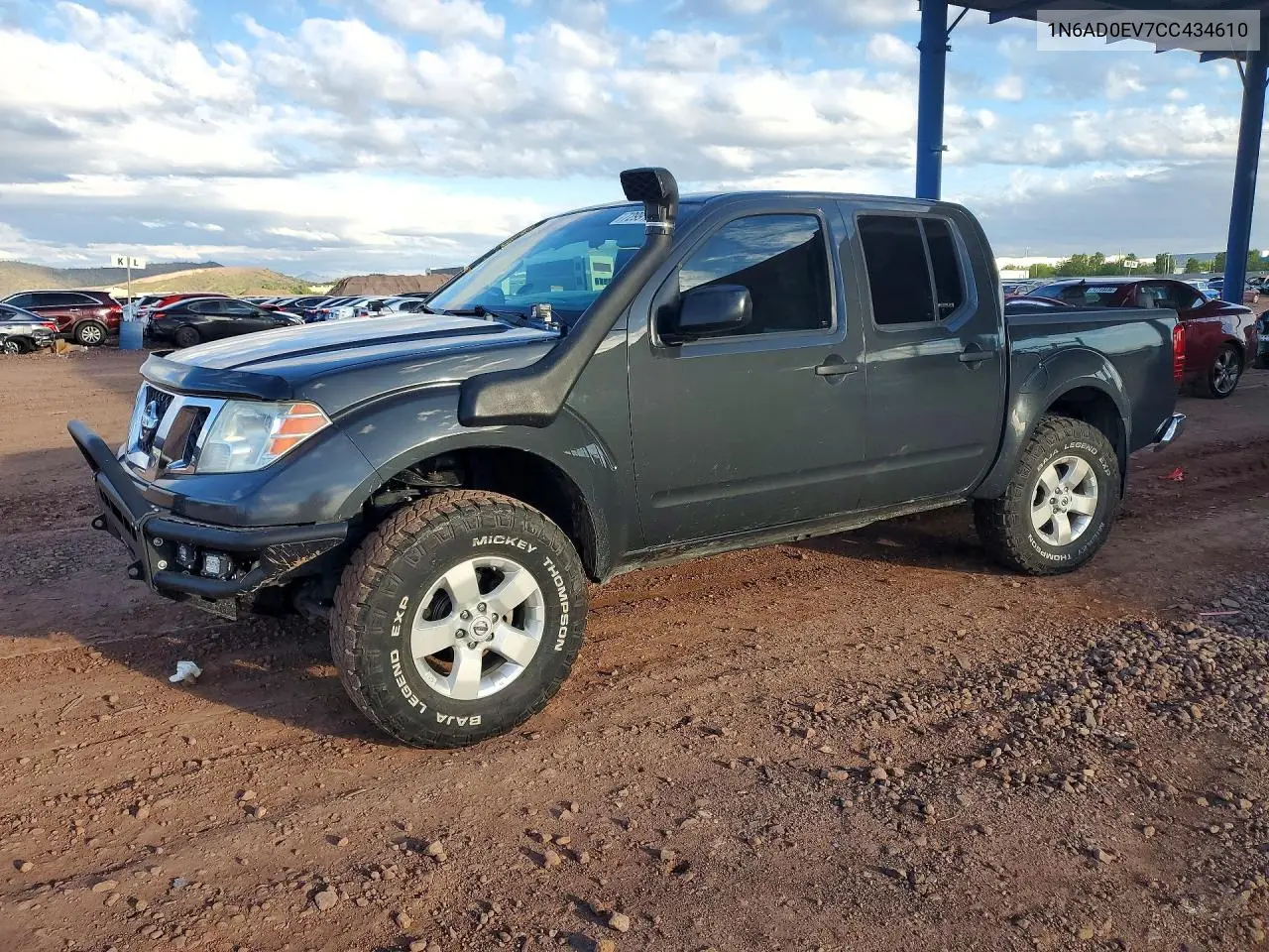 NISSAN NAVARA (FRONTIER) 2012, VIN 1N6AD0EV7CC434610