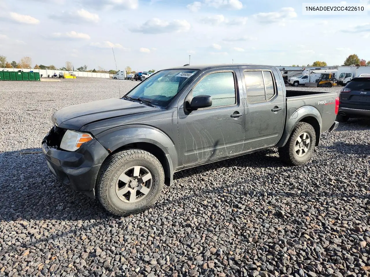 NISSAN NAVARA (FRONTIER) 2012, VIN 1N6AD0EV2CC422610