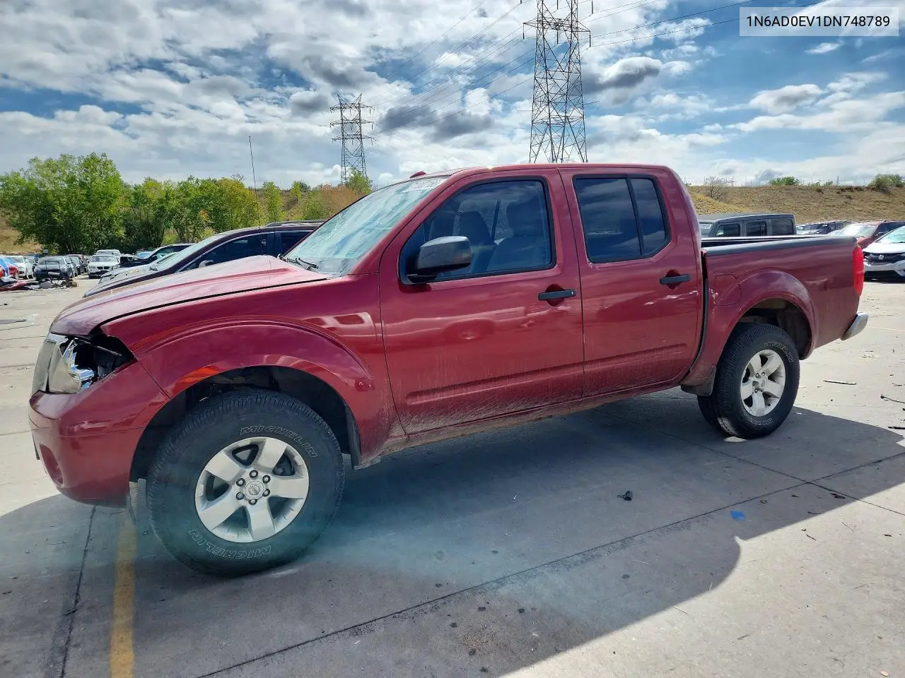 NISSAN NAVARA (FRONTIER) 2013, VIN 1N6AD0EV1DN748789