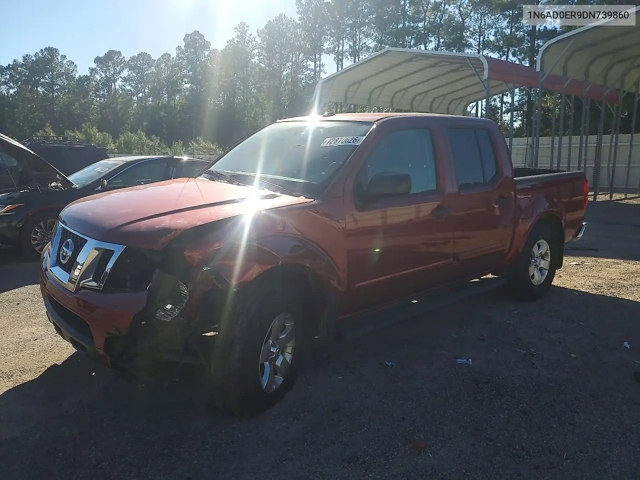 NISSAN NAVARA (FRONTIER) 2013, VIN 1N6AD0ER9DN739860