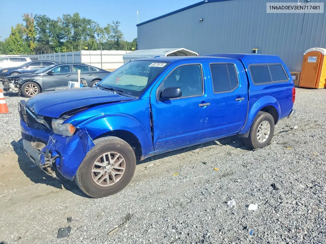 NISSAN NAVARA (FRONTIER) 2014, VIN 1N6AD0EV3EN717481