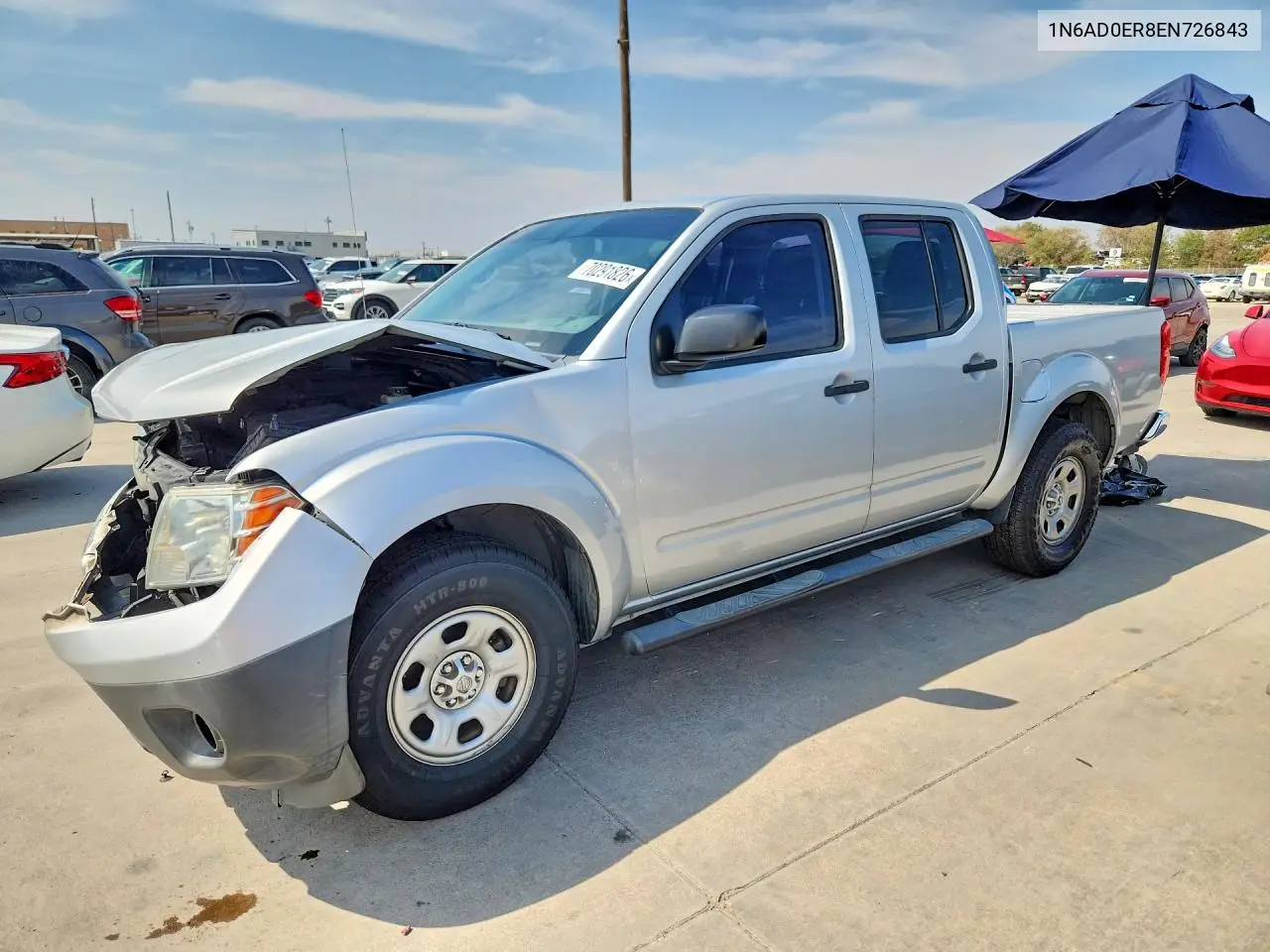 NISSAN NAVARA (FRONTIER) 2014, VIN 1N6AD0ER8EN726843
