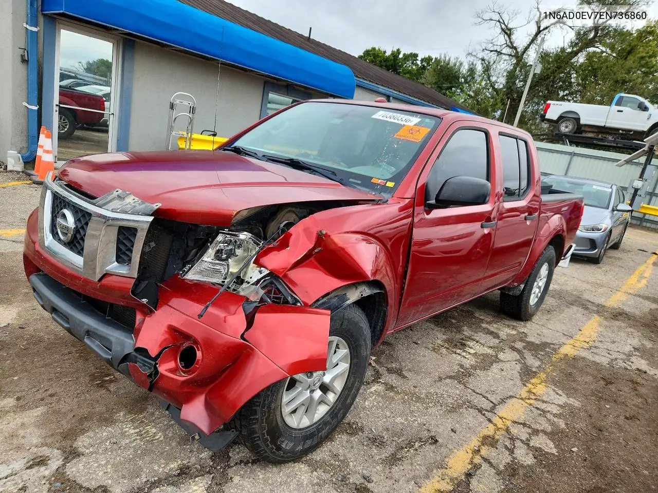NISSAN NAVARA (FRONTIER) 2014, VIN 1N6AD0EV7EN736860