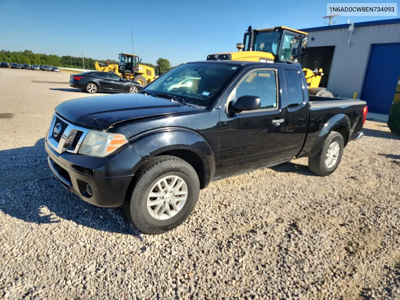 NISSAN NAVARA (FRONTIER) 2014, VIN 1N6AD0CW8EN734093