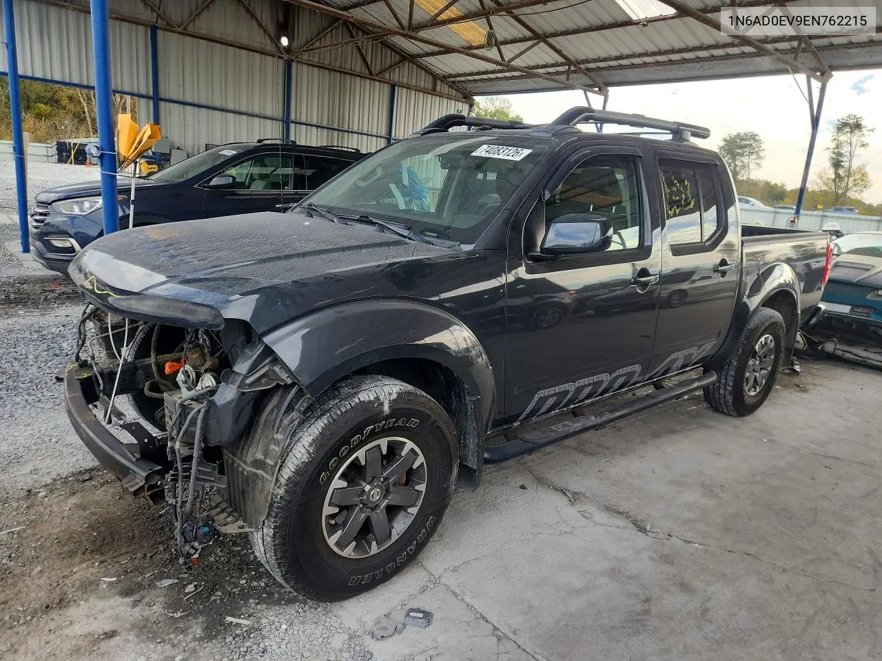 NISSAN NAVARA (FRONTIER) 2014, VIN 1N6AD0EV9EN762215