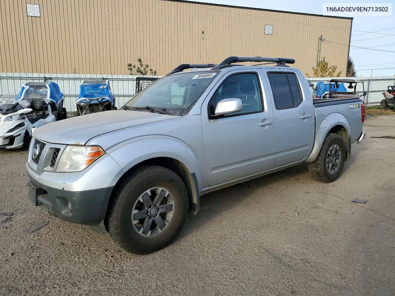 NISSAN NAVARA (FRONTIER) 2014, VIN 1N6AD0EV9EN713502
