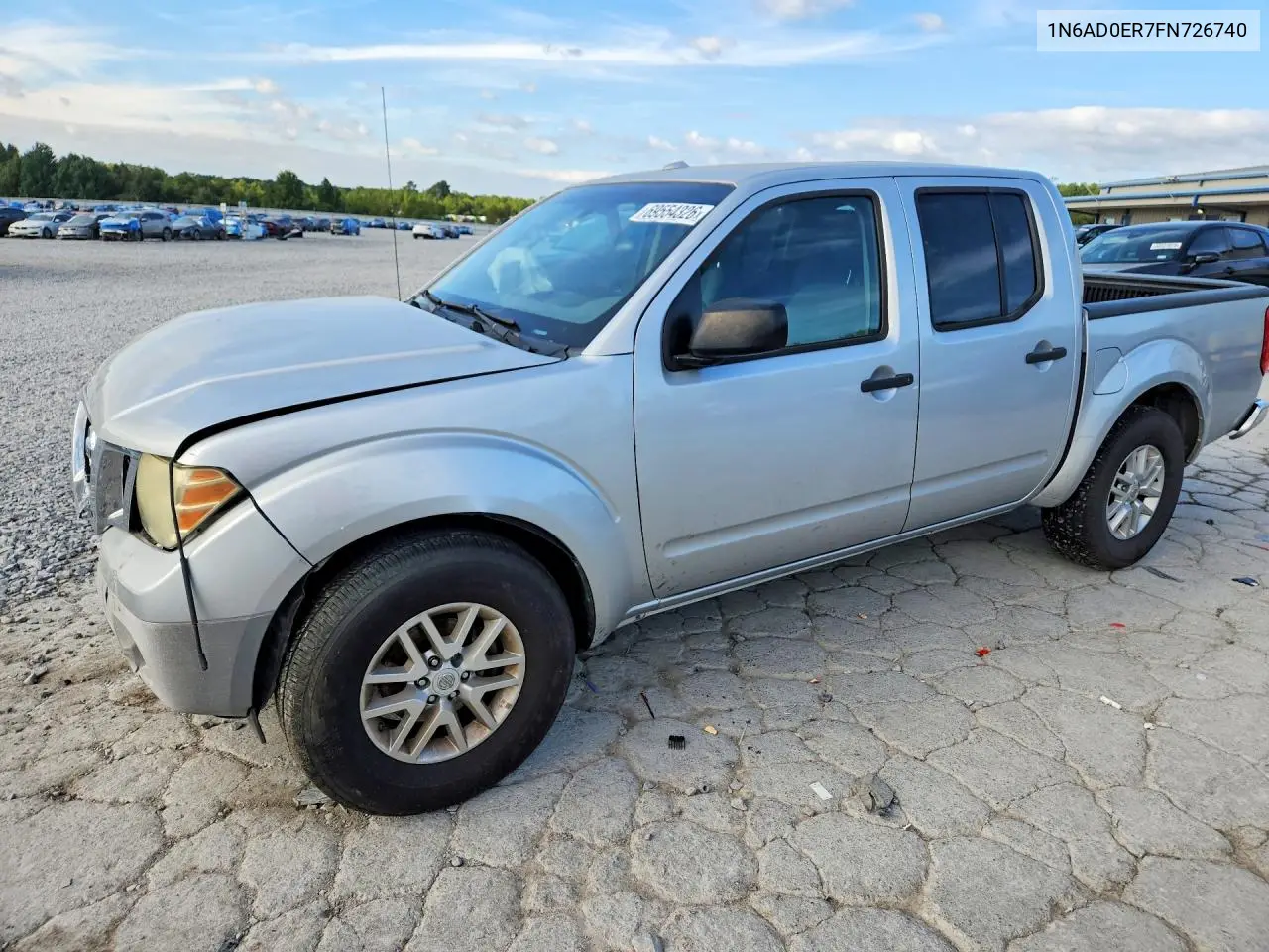 NISSAN NAVARA (FRONTIER) 2015, VIN 1N6AD0ER7FN726740