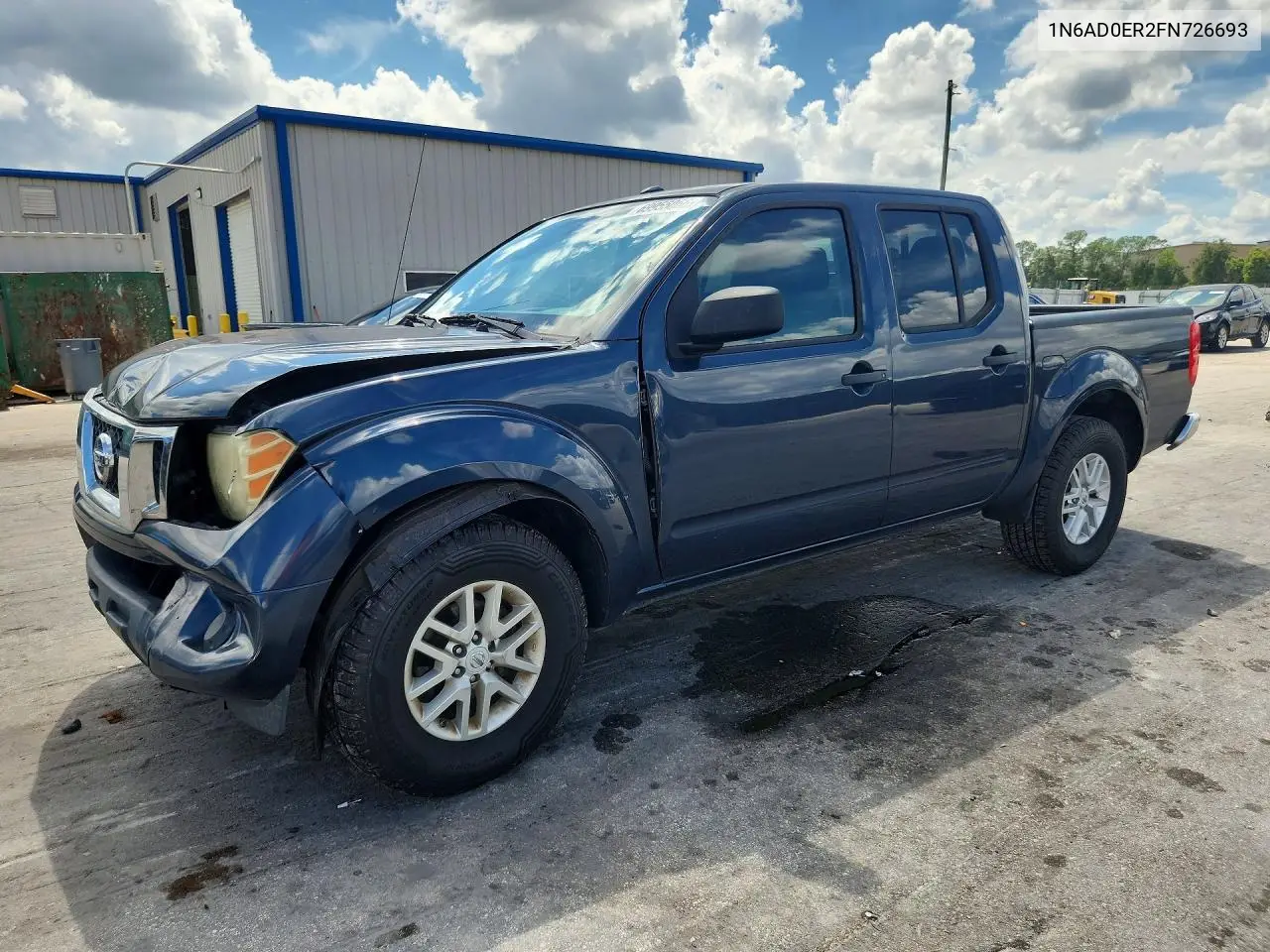 NISSAN NAVARA (FRONTIER) 2015, VIN 1N6AD0ER2FN726693