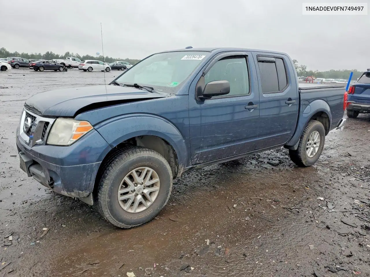 NISSAN NAVARA (FRONTIER) 2015, VIN 1N6AD0EV0FN749497