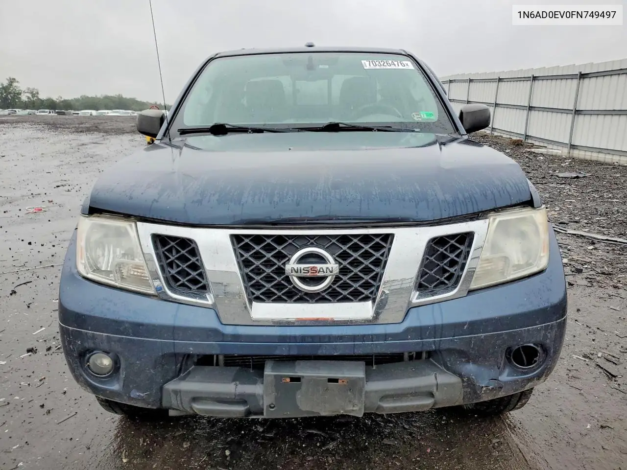 2015 NISSAN NAVARA (FRONTIER) VIN 1N6AD0EV0FN749497 — фото 5