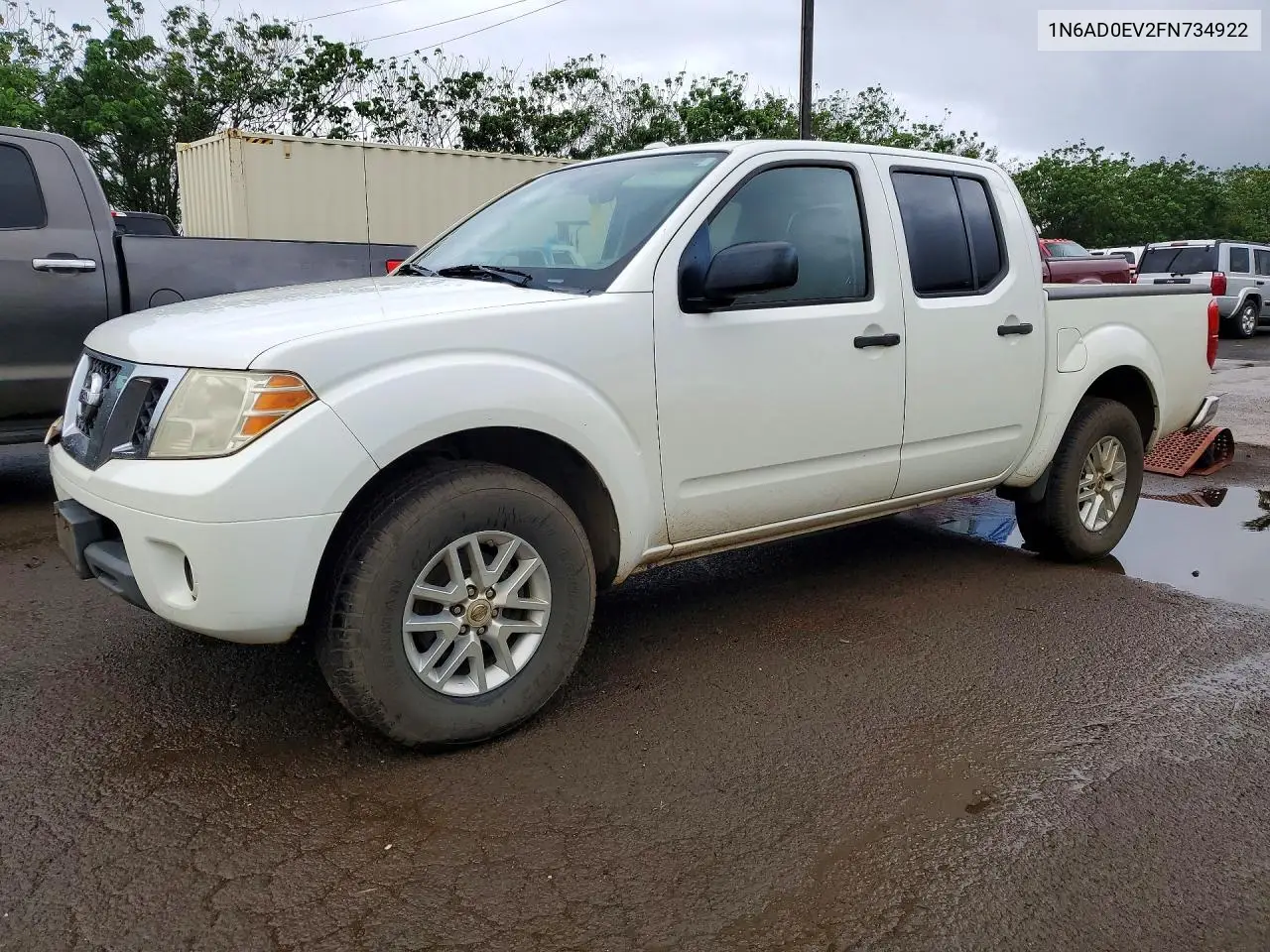 NISSAN NAVARA (FRONTIER) 2015, VIN 1N6AD0EV2FN734922