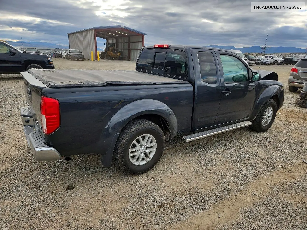 2015 NISSAN NAVARA (FRONTIER) VIN 1N6AD0CU3FN755997 — фото 3