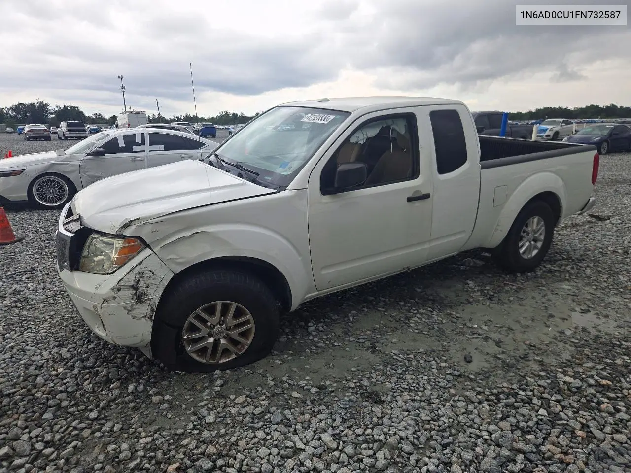 NISSAN NAVARA (FRONTIER) 2015, VIN 1N6AD0CU1FN732587