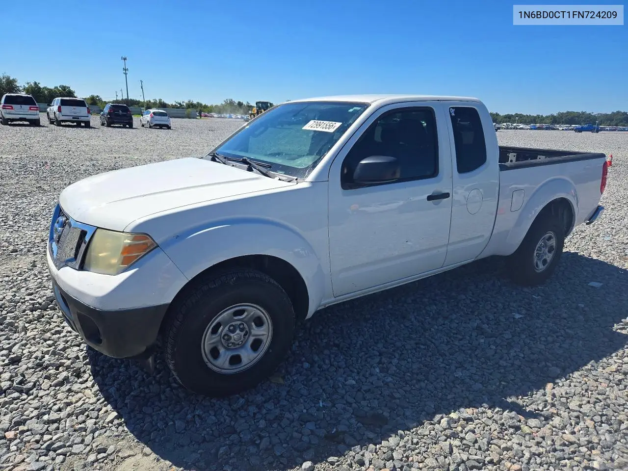NISSAN NAVARA (FRONTIER) 2015, VIN 1N6BD0CT1FN724209