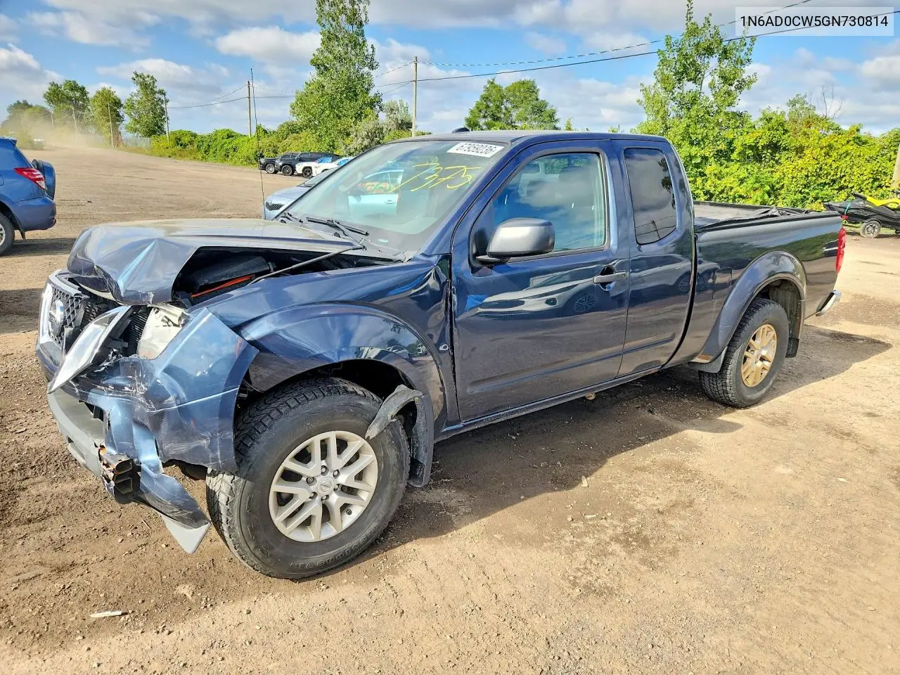 NISSAN NAVARA (FRONTIER) 2016, VIN 1N6AD0CW5GN730814