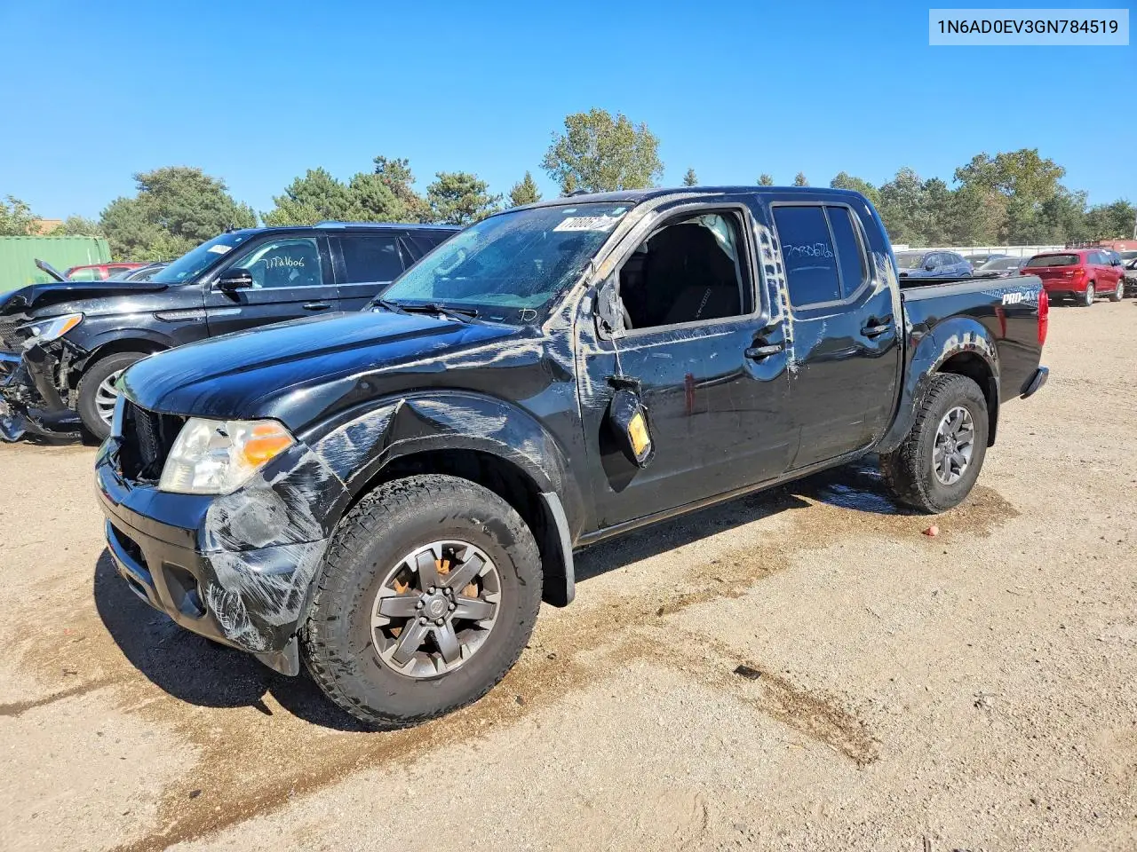 NISSAN NAVARA (FRONTIER) 2016, VIN 1N6AD0EV3GN784519