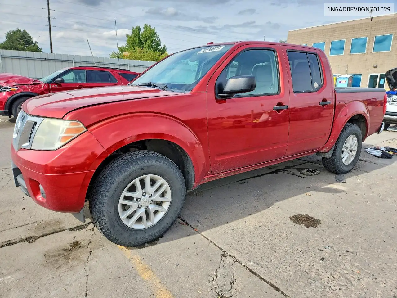 NISSAN NAVARA (FRONTIER) 2016, VIN 1N6AD0EV0GN701029