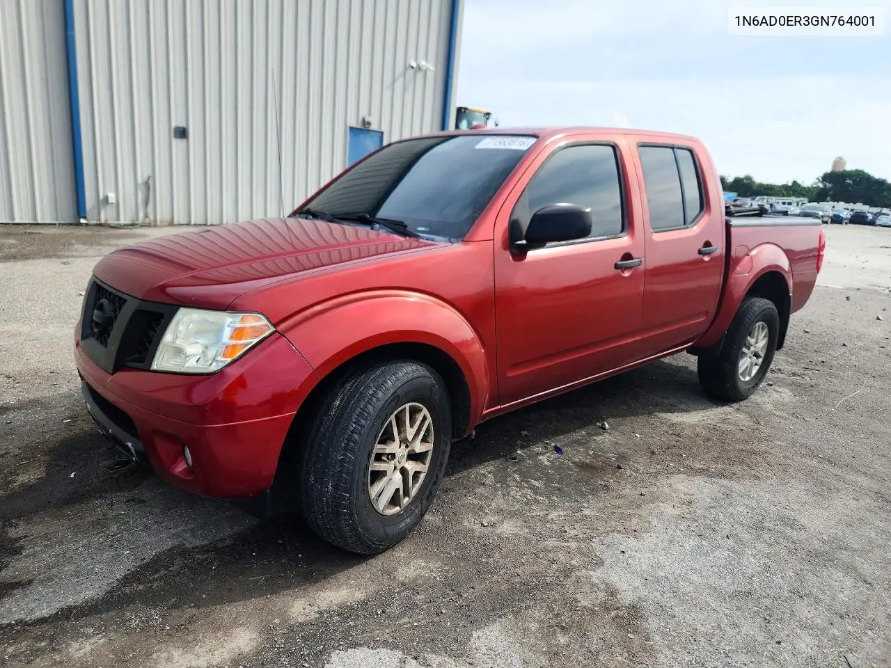 NISSAN NAVARA (FRONTIER) 2016, VIN 1N6AD0ER3GN764001