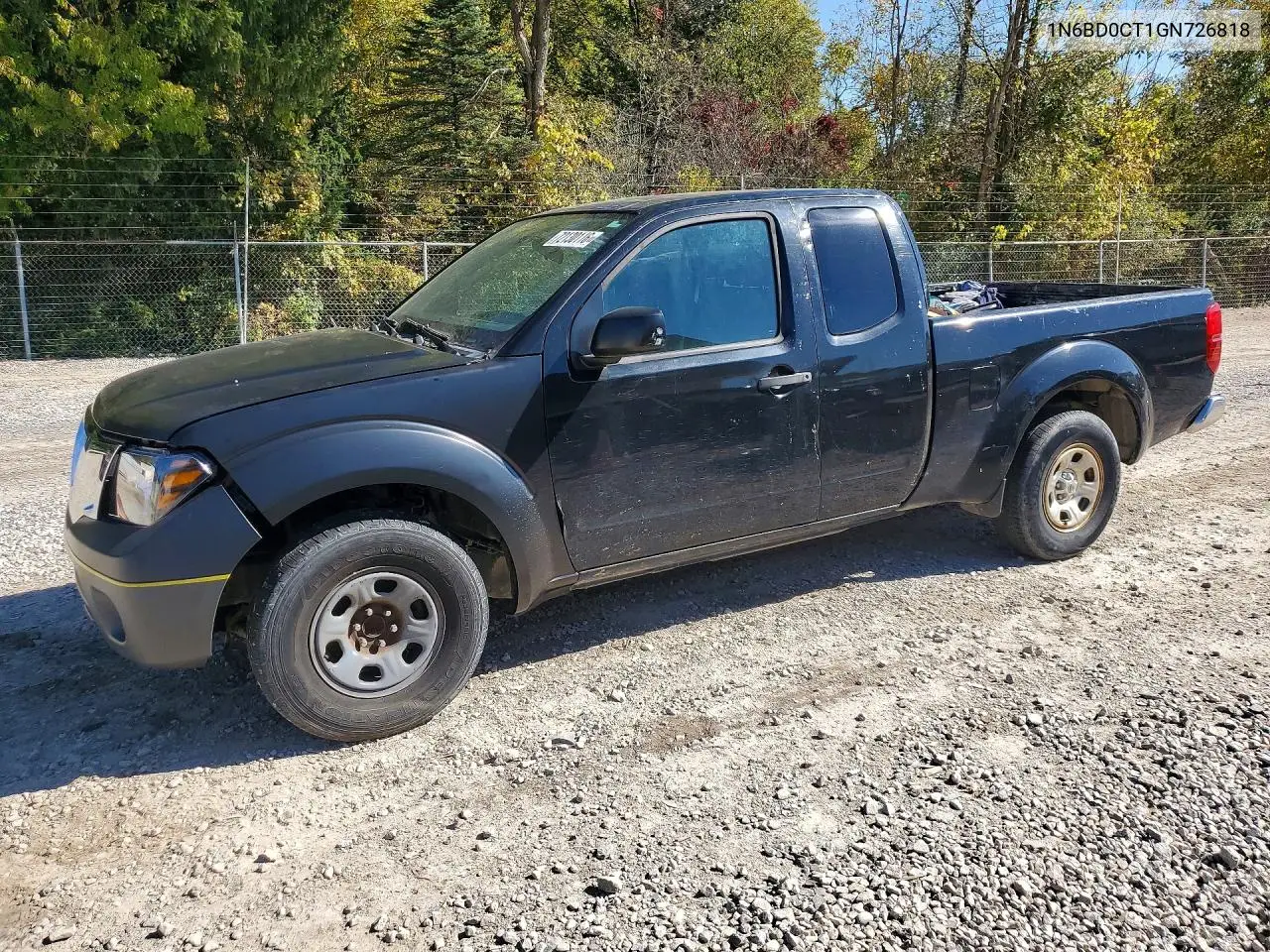 NISSAN NAVARA (FRONTIER) 2016, VIN 1N6BD0CT1GN726818