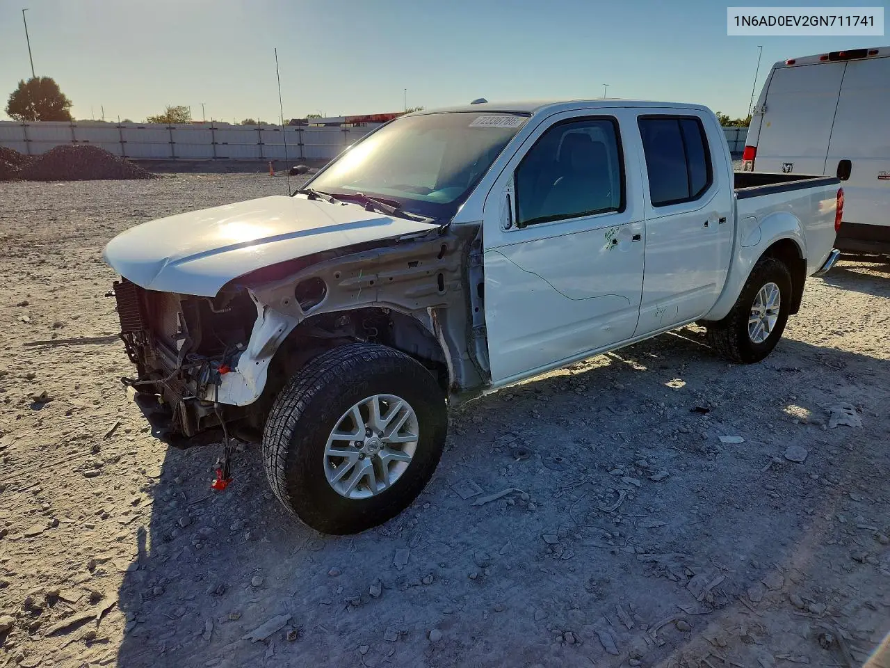 NISSAN NAVARA (FRONTIER) 2016, VIN 1N6AD0EV2GN711741