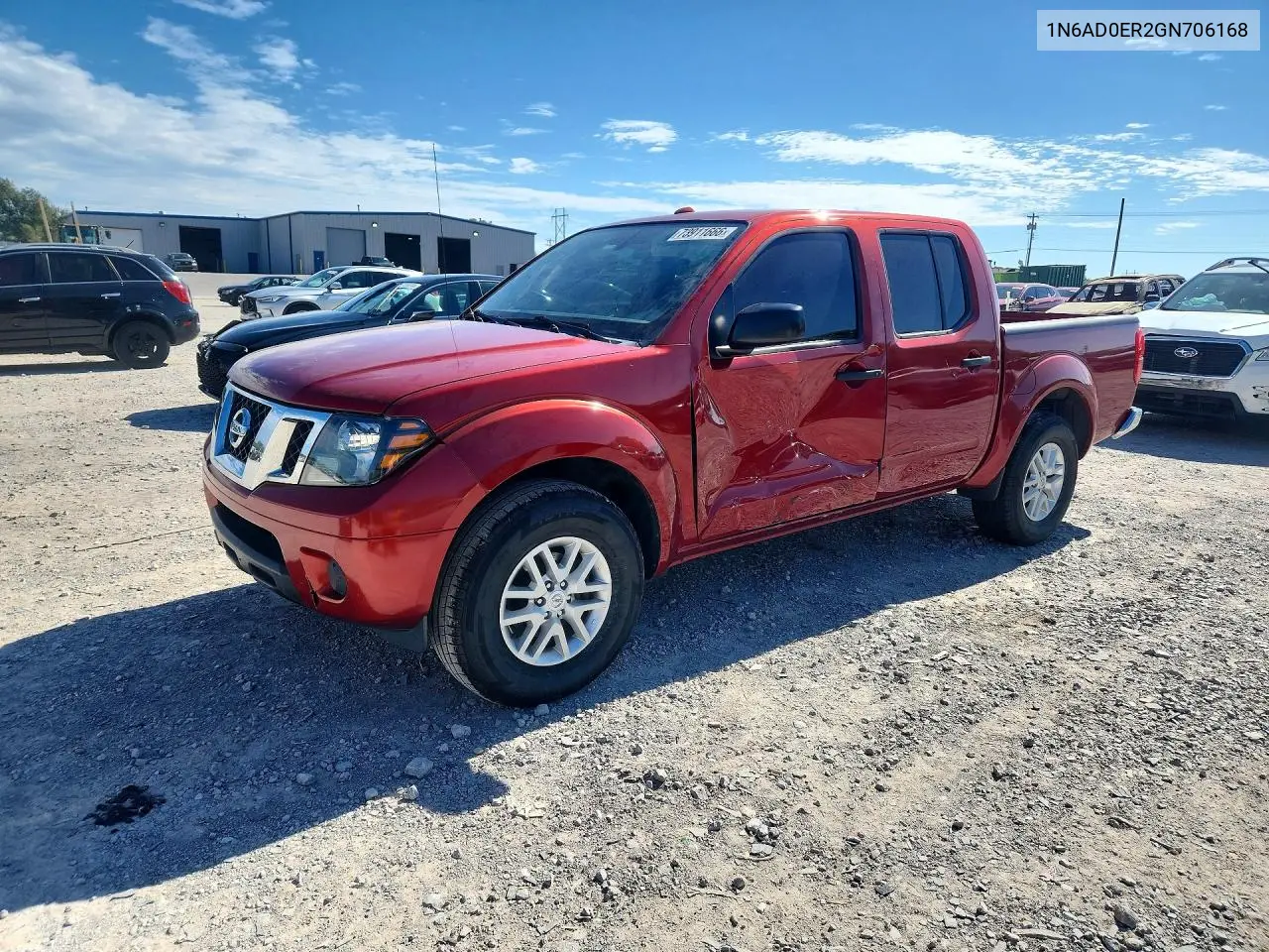 NISSAN NAVARA (FRONTIER) 2016, VIN 1N6AD0ER2GN706168