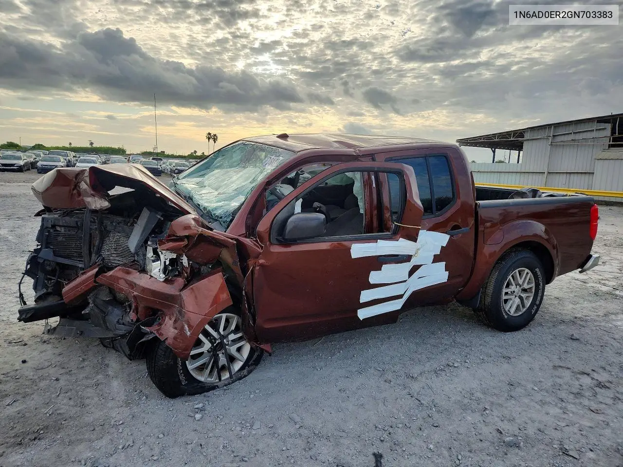 NISSAN NAVARA (FRONTIER) 2016, VIN 1N6AD0ER2GN703383