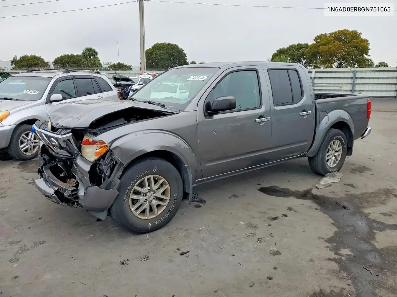 NISSAN NAVARA (FRONTIER) 2016, VIN 1N6AD0ER8GN751065