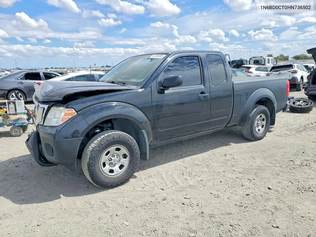 NISSAN NAVARA (FRONTIER) 2017, VIN 1N6BD0CT0HN736502