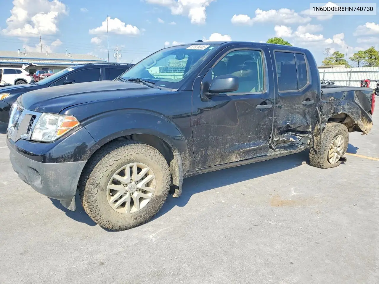 NISSAN NAVARA (FRONTIER) 2017, VIN 1N6DD0ER8HN740730