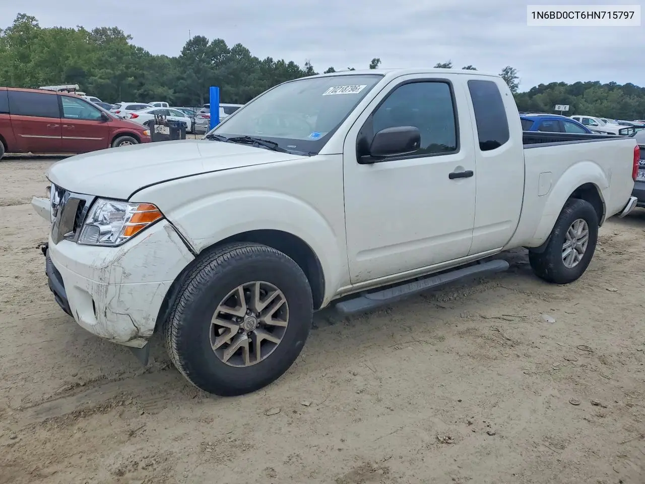 NISSAN NAVARA (FRONTIER) 2017, VIN 1N6BD0CT6HN715797