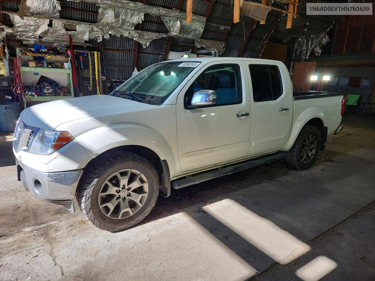 NISSAN NAVARA (FRONTIER) 2017, VIN 1N6AD0EV1HN760639