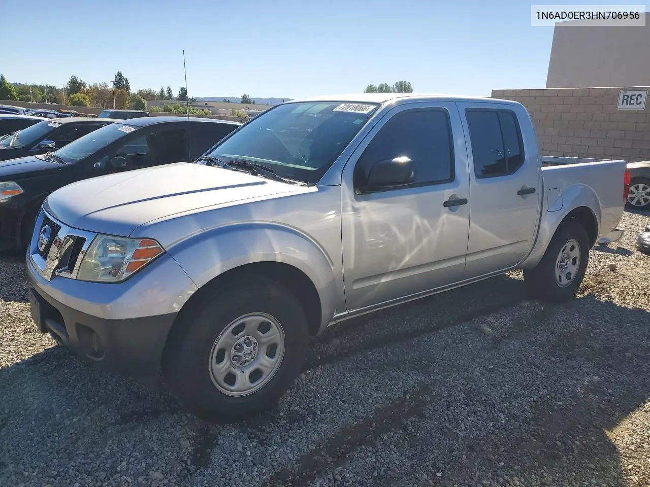 NISSAN NAVARA (FRONTIER) 2017, VIN 1N6AD0ER3HN706956