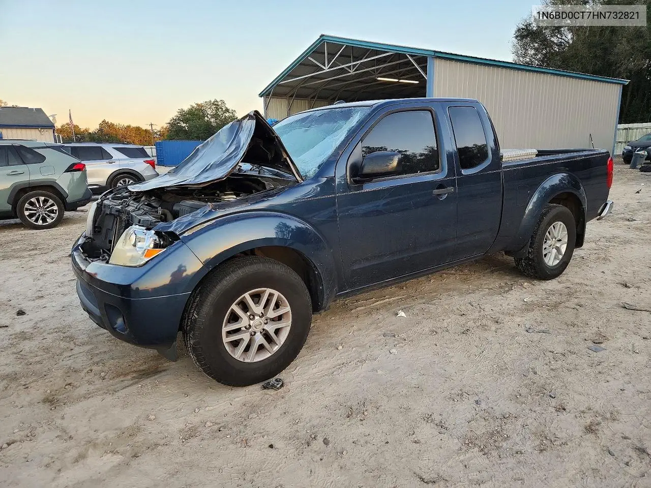 NISSAN NAVARA (FRONTIER) 2017, VIN 1N6BD0CT7HN732821