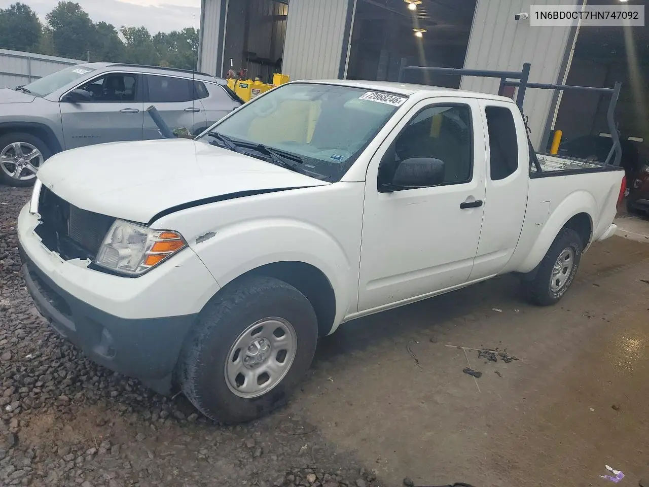 NISSAN NAVARA (FRONTIER) 2017, VIN 1N6BD0CT7HN747092