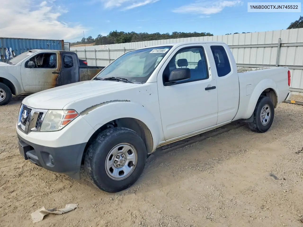 NISSAN NAVARA (FRONTIER) 2018, VIN 1N6BD0CTXJN745522