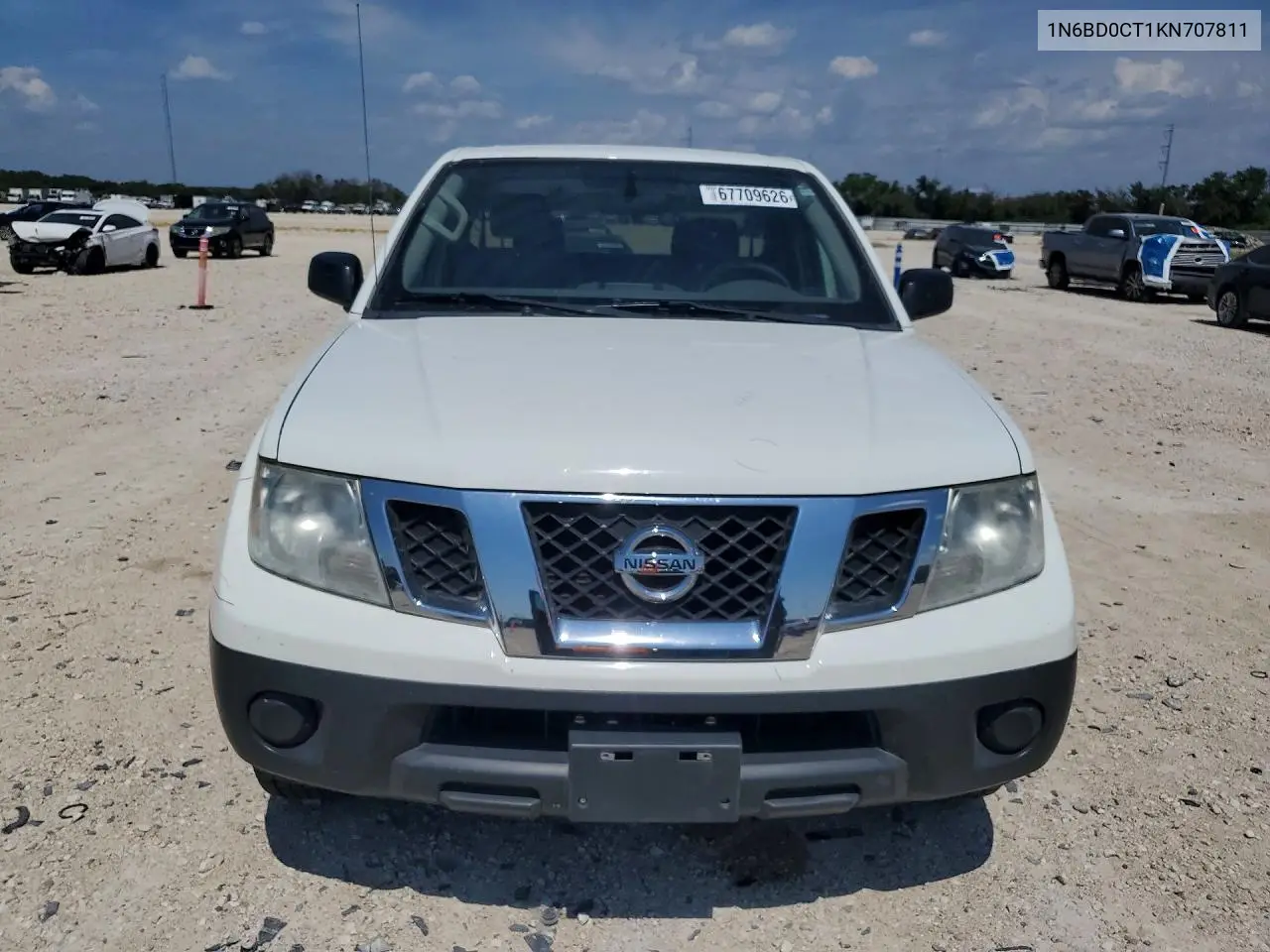 NISSAN NAVARA (FRONTIER) 2019, VIN 1N6BD0CT1KN707811