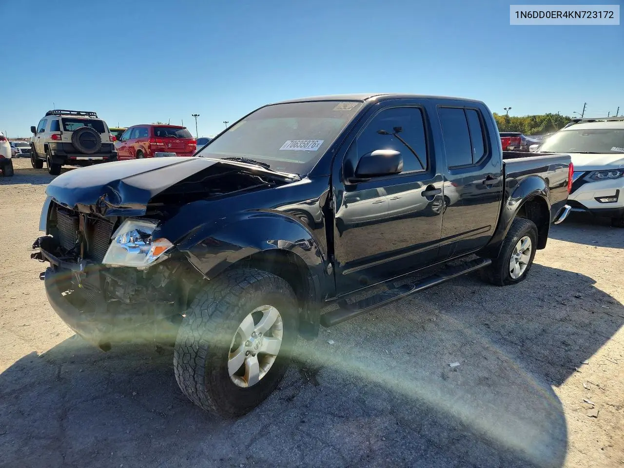 NISSAN NAVARA (FRONTIER) 2019, VIN 1N6DD0ER4KN723172
